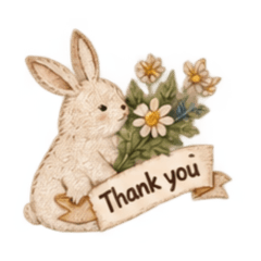 Storybook Bunny Stickers2026