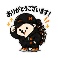 Kurohari Street Stickers: Polite 1