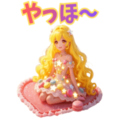Gold Long Hair Excitement 2 Japanese