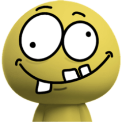 Happy : emoji yellow 3D V.2