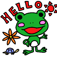 Peace & Lovely Frog