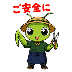 Mantis Gardener Stickers