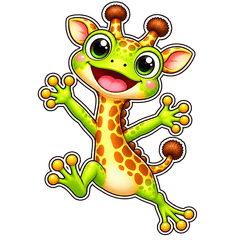 Kirin Frog Stickers