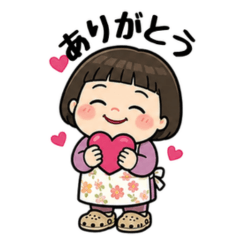 Cute Japanese Mom Daily Greetings