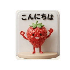 Sweet & Cute Fruit Daily Stickers3