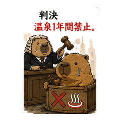 Over-the-Top Apology Capybara