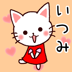 Itumi cat name sticker