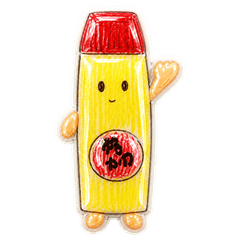 Puffy Yellow Bottle Friend