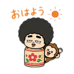 a middle-aged woman and baby monkey4