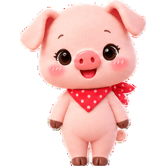 Mini Pig Animated Reactions