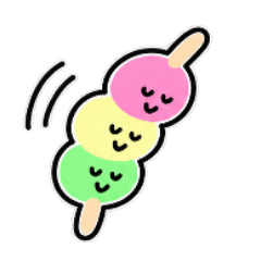 Taking it easy every day with dango!