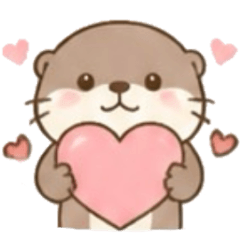 Soothing Otter Stickers