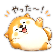 chubby cute animals sticker