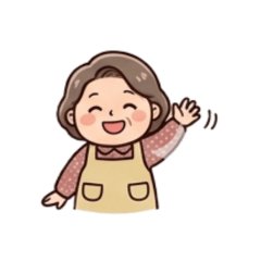 Auntie's daily life sticker