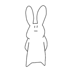 A stupid rabbit – LINE stickers | LINE STORE
