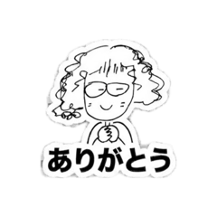 HappyCute curly girl