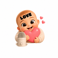 Milo ASMR Baby Stickers