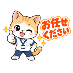 Physical Therapist Cat Stickers