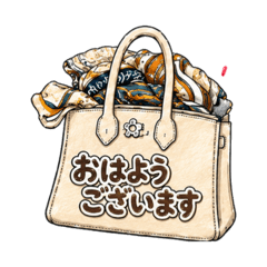 Chic Bag Polite Stickers