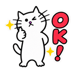 kimama na white cat 2