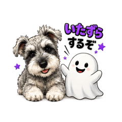 Cute Schnauzer Halloween