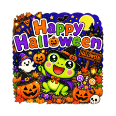 Crayon Frog: Enjoy Autumn Stamps