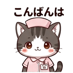 Medical Staff Animal Stickers Nurse2