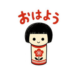 Warm Tohoku Words from a Kokeshi