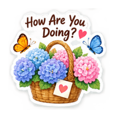 Pastel Floral Greeting