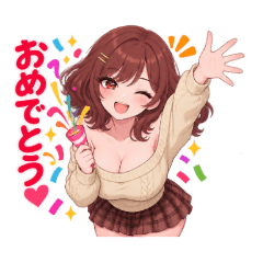 Sweet Girlfriend Daily Cute Stickers