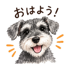 Schnauzer Daily Greetings