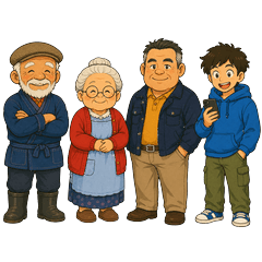 Iwate Dialect: Everyday Friends