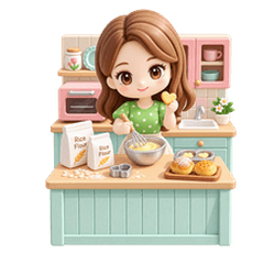 Daily Rice Flour Sweets Stickers