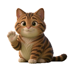 動起來！橘貓貼圖（無文字）