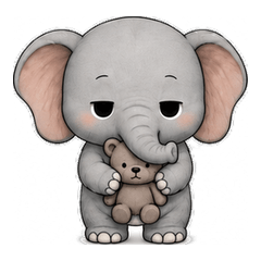 Deadpan Animals: Plush Hugs