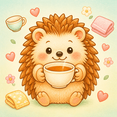 Hedgehog Thoughtful Care Stickers 32