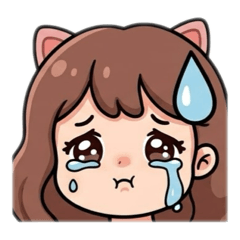 Cat-Eared Girl @ Daily Stickers2