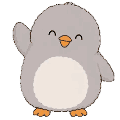 Fluffy Penguin Chick