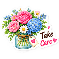 Pastel Floral Greeting 3