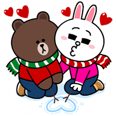 Brown & Cony's Snug Winter Date