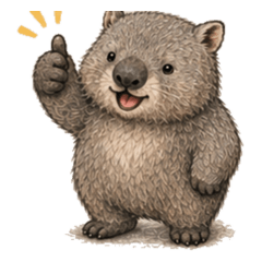 Wombat Everyday Stickers