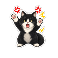 tuxedo cat Luta stanp2