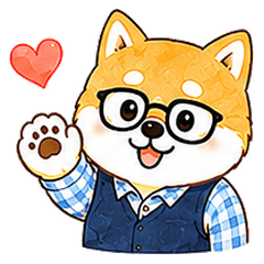 Shy Shiba Dad: Family Messages