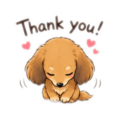 Dachshund  Kawaii Everyday Stickers