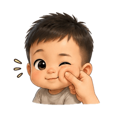 萌寶的內心戲ෆ