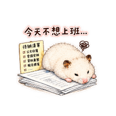 黃金鼠陳豬肉の日常-上班篇