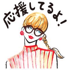 Mode Fashion Girl2 Line Stickers Line Store