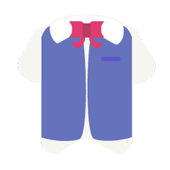 Dress Sticker High school girls Ver.