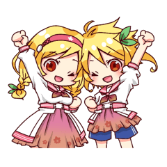 Aniko & Rikuko from ANIRIKU – LINE stickers | LINE STORE