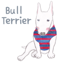 The Bull Terrier stickers